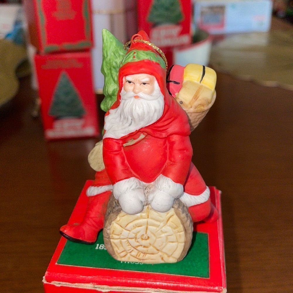 Vtg NWT Evolution‎ of the American Santa Claus “Father Christmas 1896” ornament